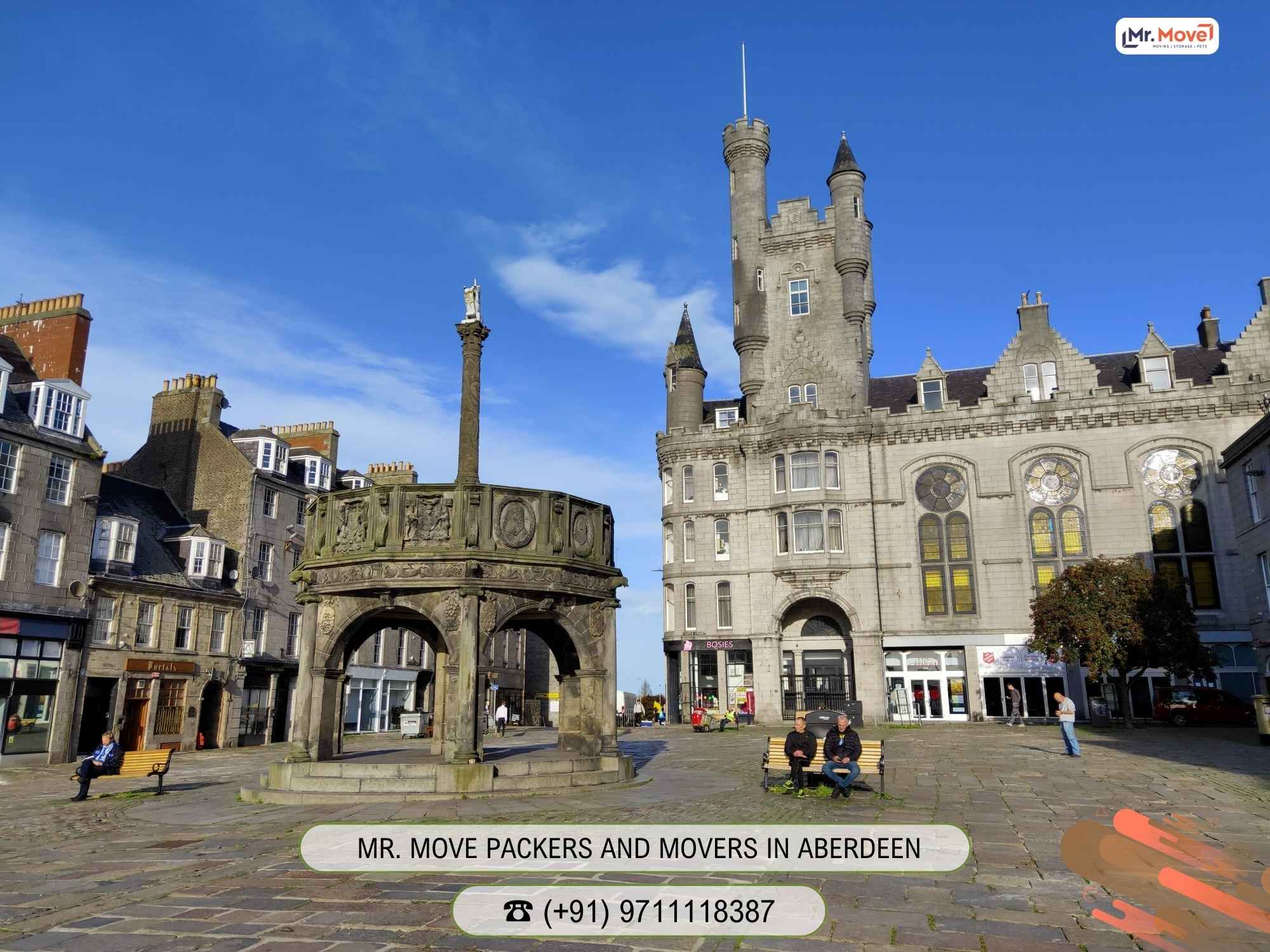 Moving services India to Aberdeen